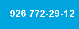 926 772-29-12